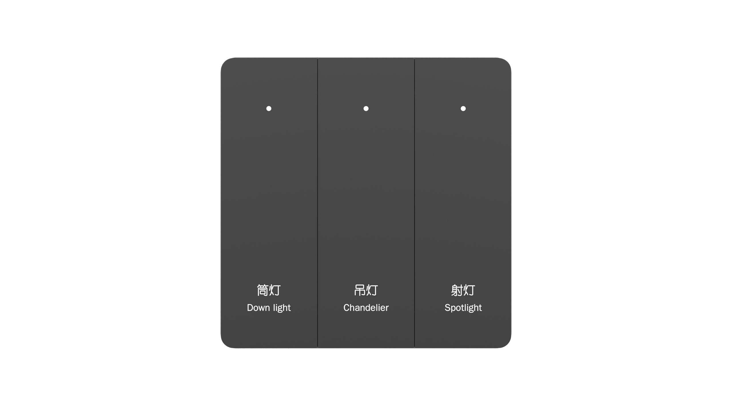 Three-key Wireless Scene switch (ZigBee/D7)